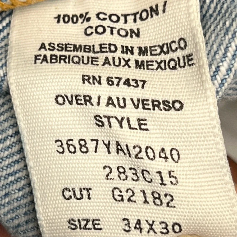 Vintage Y2K RL Polo Jeans Co Mens 34x30 Ralph Lauren Relaxed Fit Denim